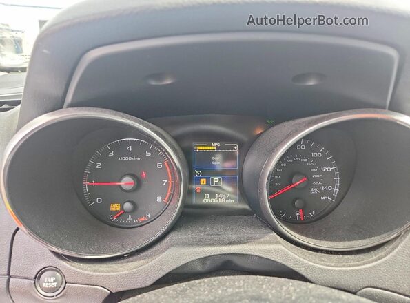 4S3BNAA61G3057626 2016 SUBARU LEGACY Charcoal Вид щитка приладів