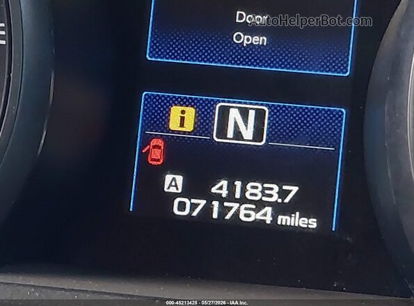 4S3BNAA63G3021288 2016 SUBARU LEGACY Gray Панорамний вид салону 360°