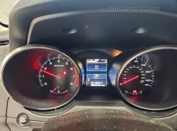 4S3BNAA66H3030231 2017 SUBARU LEGACY Silver Instrument cluster view