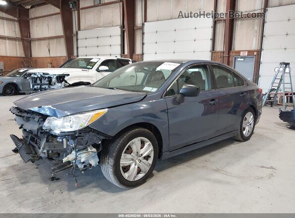 4S3BNAA67H3010814 2017 SUBARU LEGACY Blue Передня ліва чверть
