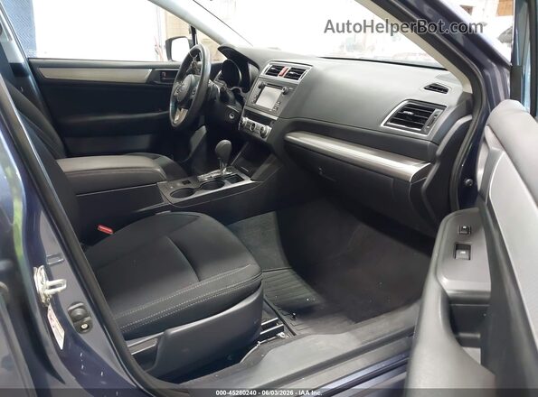 4S3BNAA67H3010814 2017 SUBARU LEGACY Blue Вид салону спереду