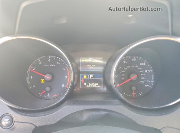 4S3BNAA68G3013302 2016 SUBARU LEGACY Silver Instrument cluster view