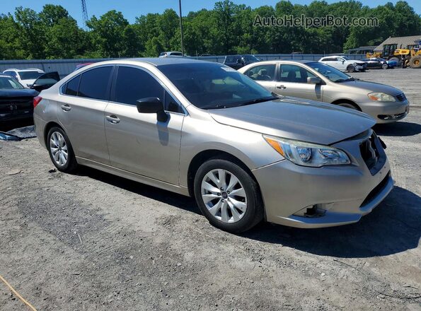 4S3BNAA6XG3018016 2016 SUBARU LEGACY Beige Przód prawy