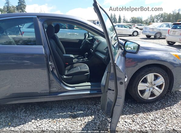 4S3BNAA6XG3040632 2016 SUBARU LEGACY Серый Вид салона спереди