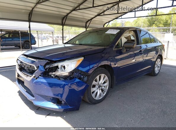 4S3BNAB60H3003816 2017 SUBARU LEGACY Blue წინა მარცხენა ხედი სამი მეოთხედიდან