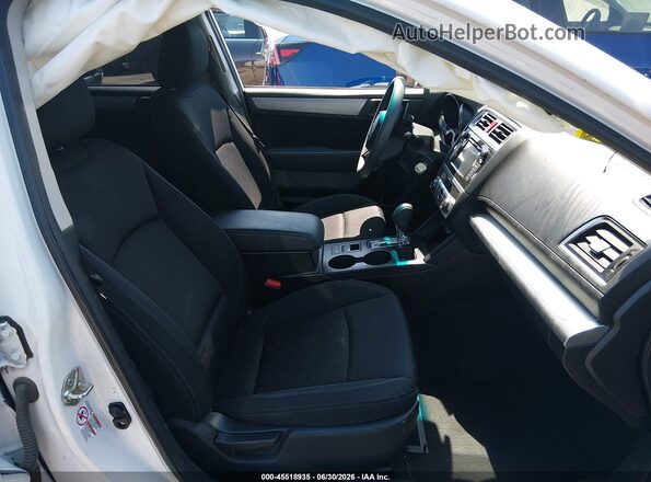 4S3BNAB60K3036998 2019 SUBARU LEGACY White Vista interior delantera
