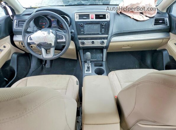 4S3BNAB64H3004354 2017 SUBARU LEGACY White Widok deski rozdzielczej