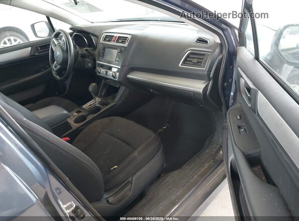 4S3BNAB64H3012325 2017 SUBARU LEGACY Синий Вид салона спереди