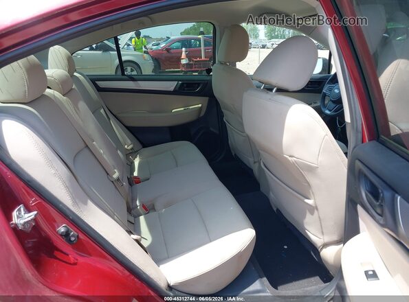 4S3BNAB68K3003327 2019 SUBARU LEGACY Red VIN კოდის სტიკერის ხედი