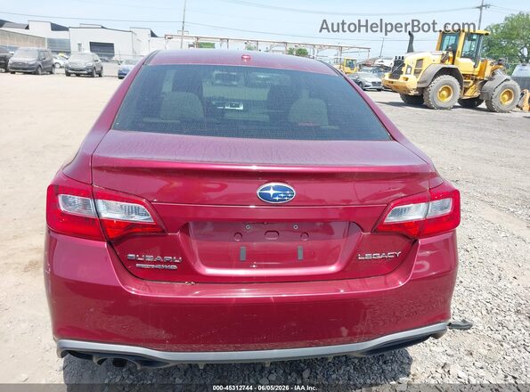 4S3BNAB68K3003327 2019 SUBARU LEGACY Red 