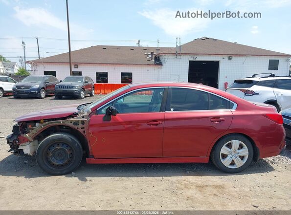 4S3BNAB68K3003327 2019 SUBARU LEGACY Red 