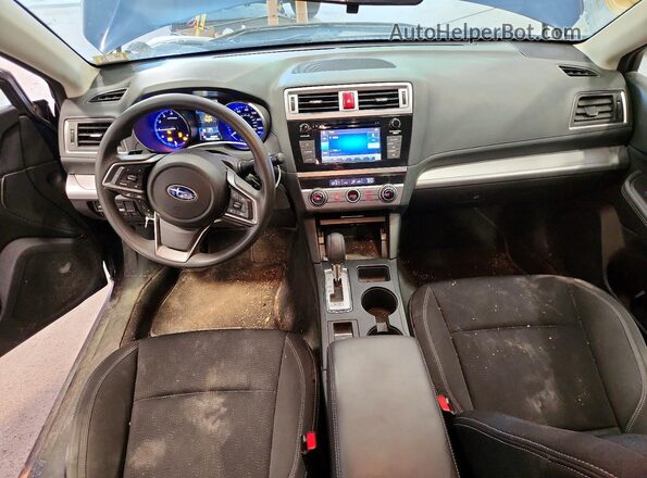 4S3BNAB68K3012349 2019 SUBARU LEGACY Blue Առջևի վահանակի տեսք