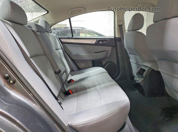 4S3BNAC61J3007765 2018 SUBARU LEGACY Gray Հետևի նստատեղերի տեսք