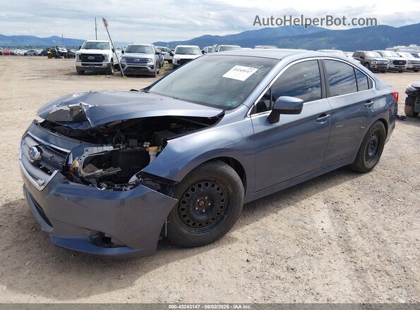 4S3BNAC63G3055776 2016 SUBARU LEGACY Синий Передняя левая четверть
