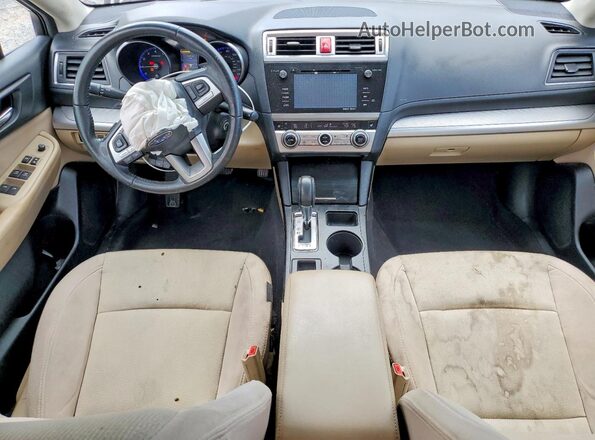 4S3BNAC63H3010256 2017 SUBARU LEGACY Бордовый Вид панели приборов