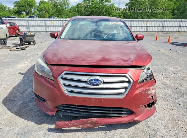 4S3BNAC63H3010256 2017 SUBARU LEGACY Бордовый Вид спереди