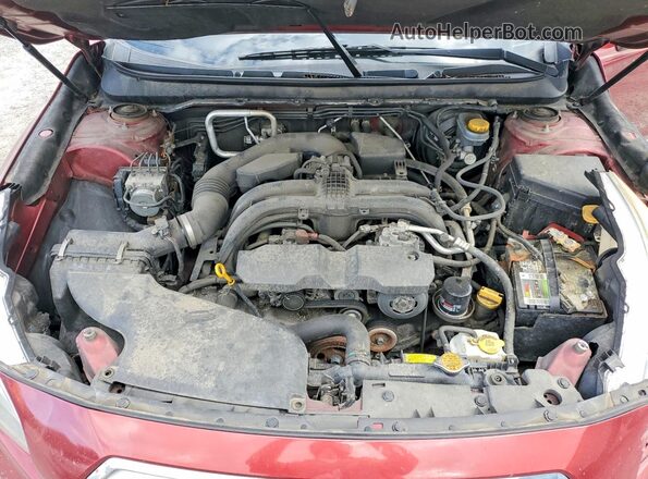 4S3BNAC63H3010256 2017 SUBARU LEGACY Бордовый Вид задней части салона