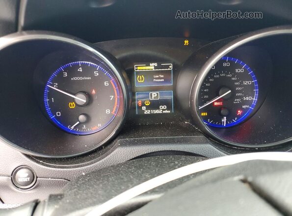 4S3BNAC63H3010256 2017 SUBARU LEGACY Бордовый Вид щитка приборов