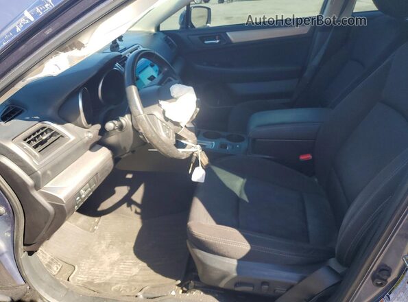 4S3BNAC63H3012542 2017 SUBARU LEGACY Blue Вид салону спереду