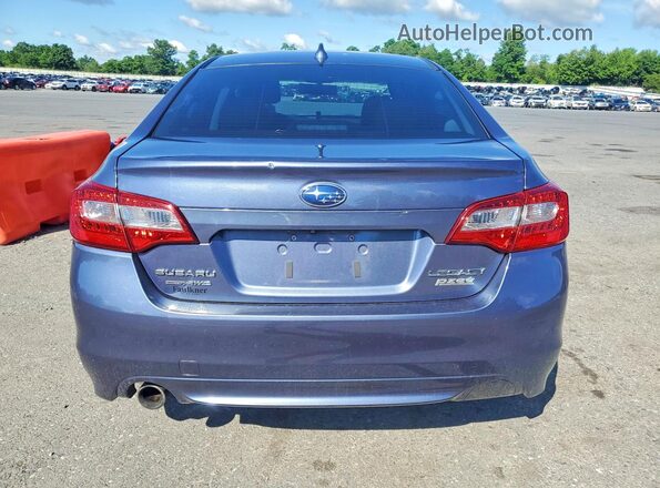 4S3BNAC63H3012542 2017 SUBARU LEGACY Blue Вид ззаду