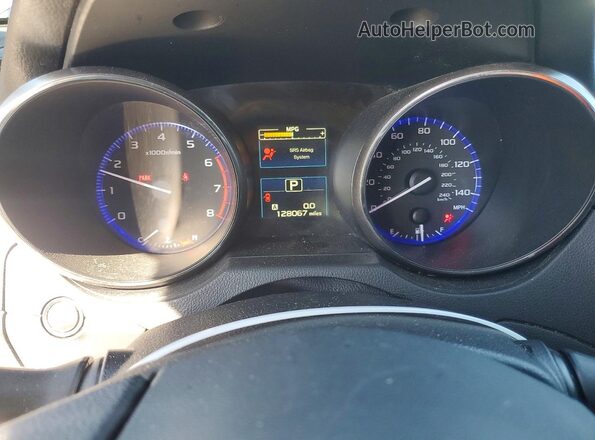 4S3BNAC63H3012542 2017 SUBARU LEGACY Blue Вид щитка приладів