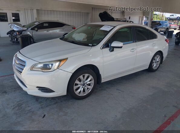 4S3BNAC63H3037232 2017 SUBARU LEGACY White წინა მარცხენა ხედი სამი მეოთხედიდან