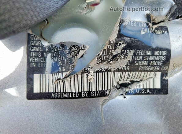 4S3BNAC66H3025589 2017 SUBARU LEGACY Silver ძრავის განყოფილების ხედი