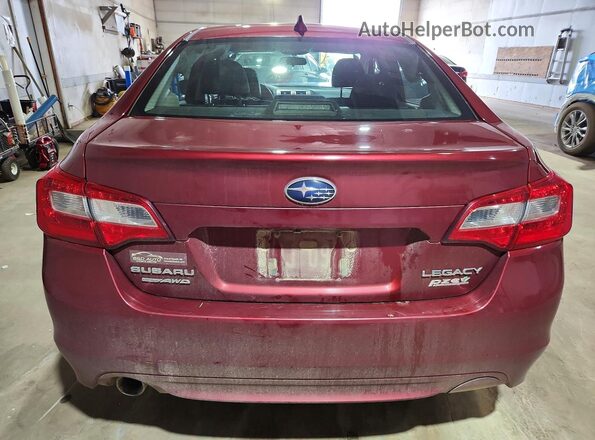 4S3BNAC67H3041400 2017 SUBARU LEGACY Red 