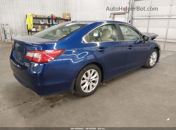 4S3BNAC68G3028590 2016 SUBARU LEGACY Синий Задняя правая четверть