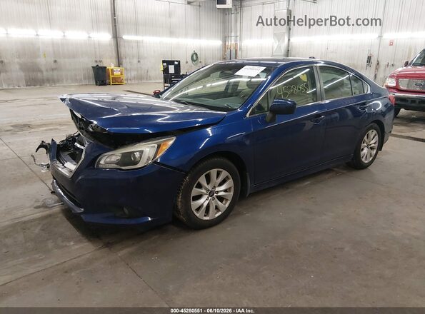 4S3BNAC68G3028590 2016 SUBARU LEGACY Синий Передняя левая четверть