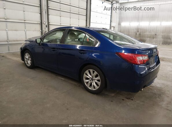 4S3BNAC68G3028590 2016 SUBARU LEGACY Синий Задняя левая четверть