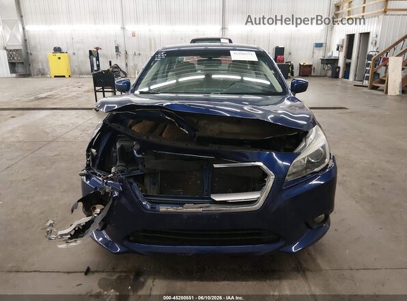 4S3BNAC68G3028590 2016 SUBARU LEGACY Синий Вид задней части салона