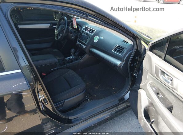 4S3BNAC68G3058463 2016 SUBARU LEGACY Black Widok wnętrza z przodu