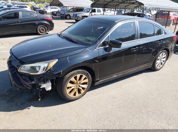 4S3BNAC68G3058463 2016 SUBARU LEGACY Black Przód lewy