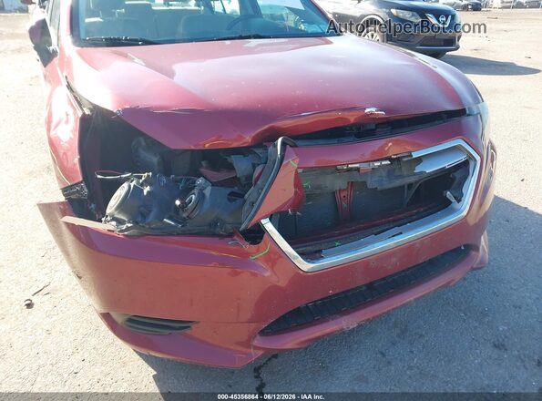 4S3BNAC68H3033810 2017 SUBARU LEGACY Red Front view