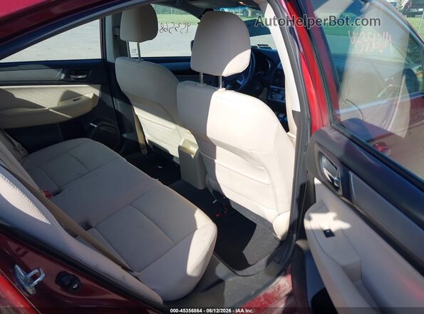 4S3BNAC68H3033810 2017 SUBARU LEGACY Red VIN sticker view