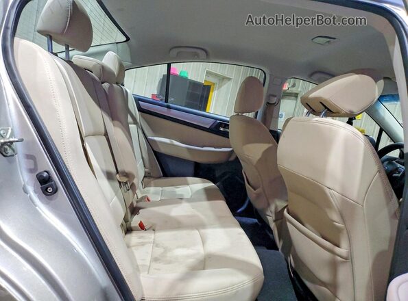 4S3BNAC69H3052057 2017 SUBARU LEGACY Beige Вид задніх сидінь