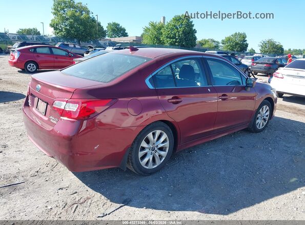 4S3BNAD60H3032469 2017 SUBARU LEGACY Red 