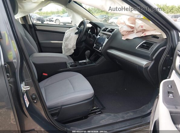 4S3BNAD62J3034956 2018 SUBARU LEGACY Gray Widok wnętrza z przodu