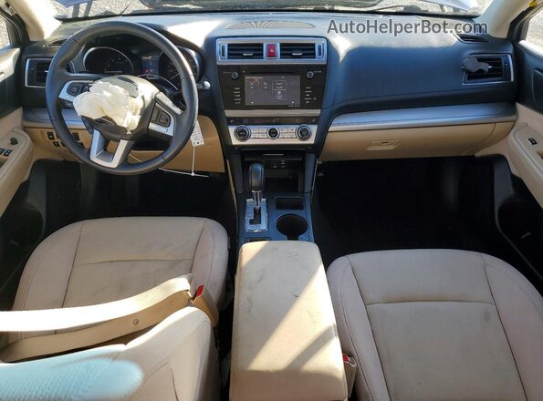4S3BNAD63H3048567 2017 SUBARU LEGACY Blue Вид панелі приладів