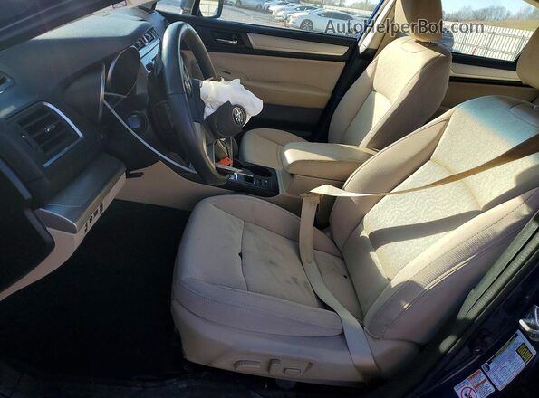 4S3BNAD63H3048567 2017 SUBARU LEGACY Blue Вид салону спереду