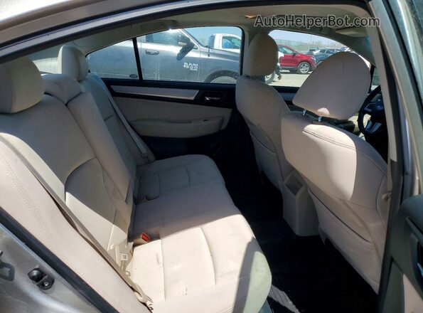 4S3BNAD65G3059326 2016 SUBARU LEGACY Gold Вид задніх сидінь