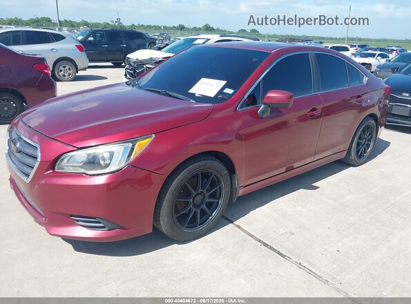4S3BNAD65H3034766 2017 SUBARU LEGACY Red 