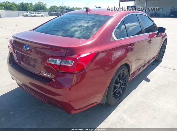 4S3BNAD65H3034766 2017 SUBARU LEGACY Red 
