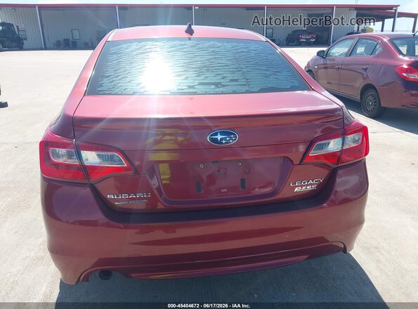 4S3BNAD65H3034766 2017 SUBARU LEGACY Red 