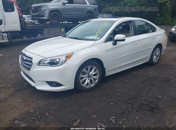 4S3BNAD69H3016481 2017 SUBARU LEGACY White წინა მარცხენა ხედი სამი მეოთხედიდან
