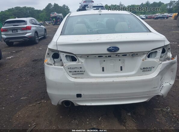 4S3BNAD69H3016481 2017 SUBARU LEGACY White წინა ხედი
