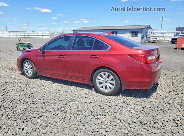4S3BNAD6XG3050329 2016 SUBARU LEGACY Red Задня ліва чверть
