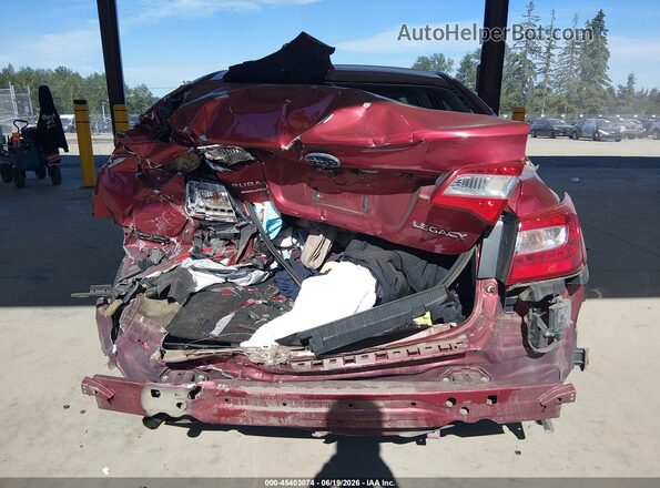 4S3BNAF60J3043734 2018 SUBARU LEGACY Red Vista frontal