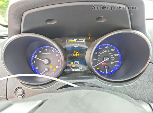 4S3BNAF61K3004197 2019 SUBARU LEGACY Gray ხელსაწყოთა პანელის ხედი